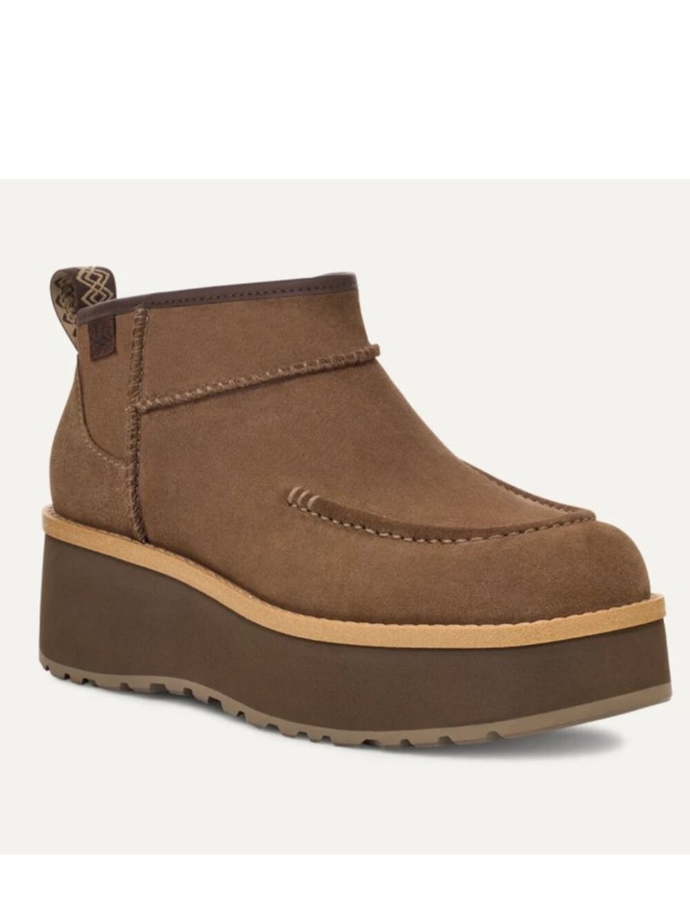 UGG Women's Cityfunc Hickory Suede Ultra Mini Boot Size: 8